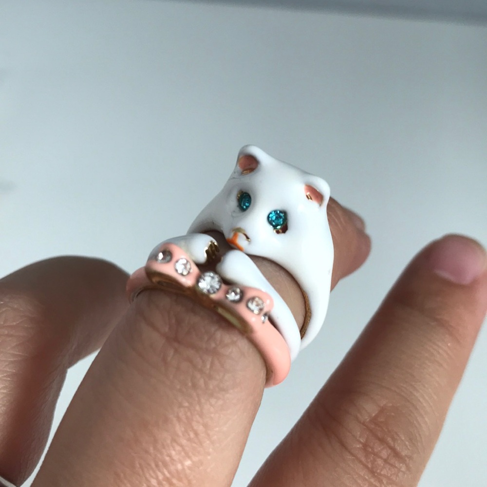 Stacking  cat ring
